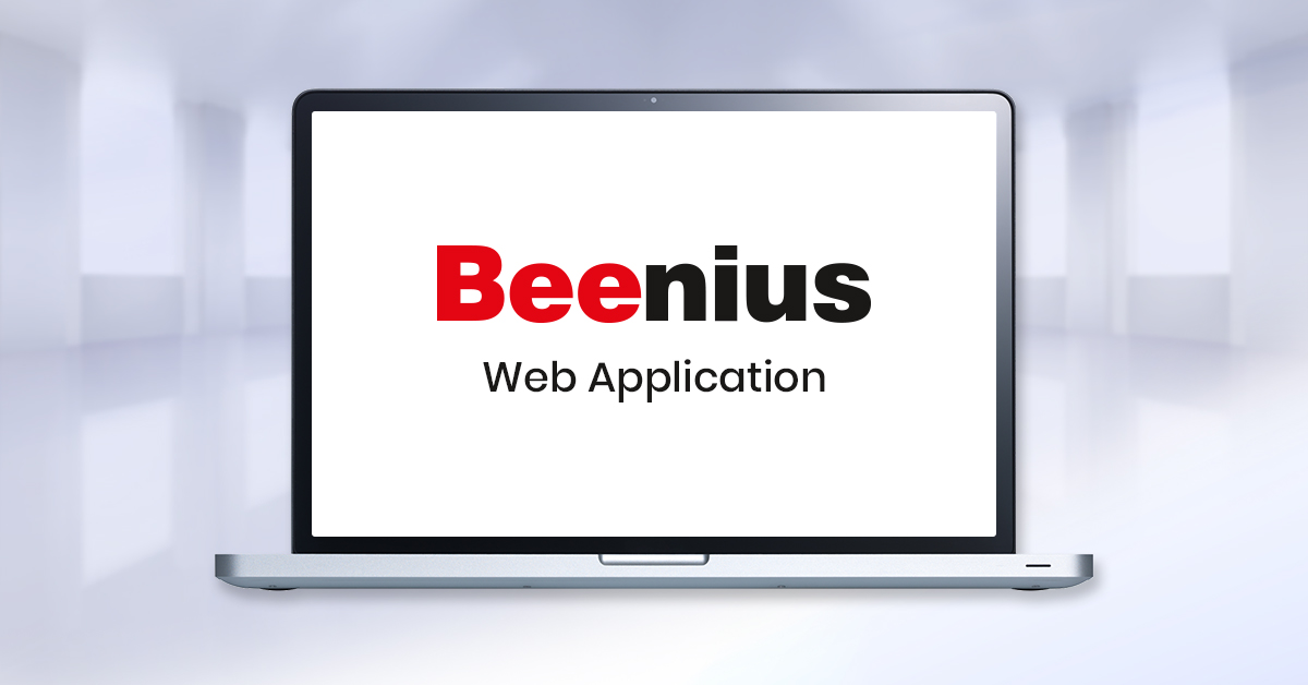 Beenius Web Application - header