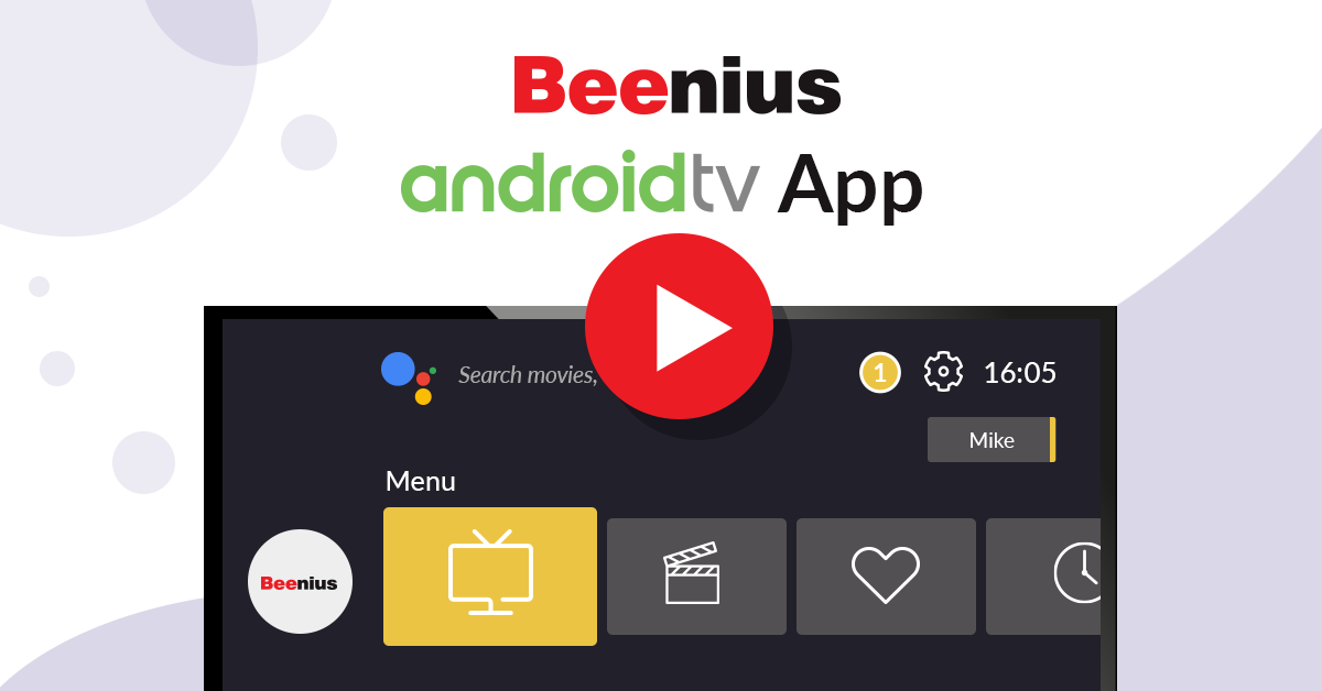 Beenius Android TV App - Video