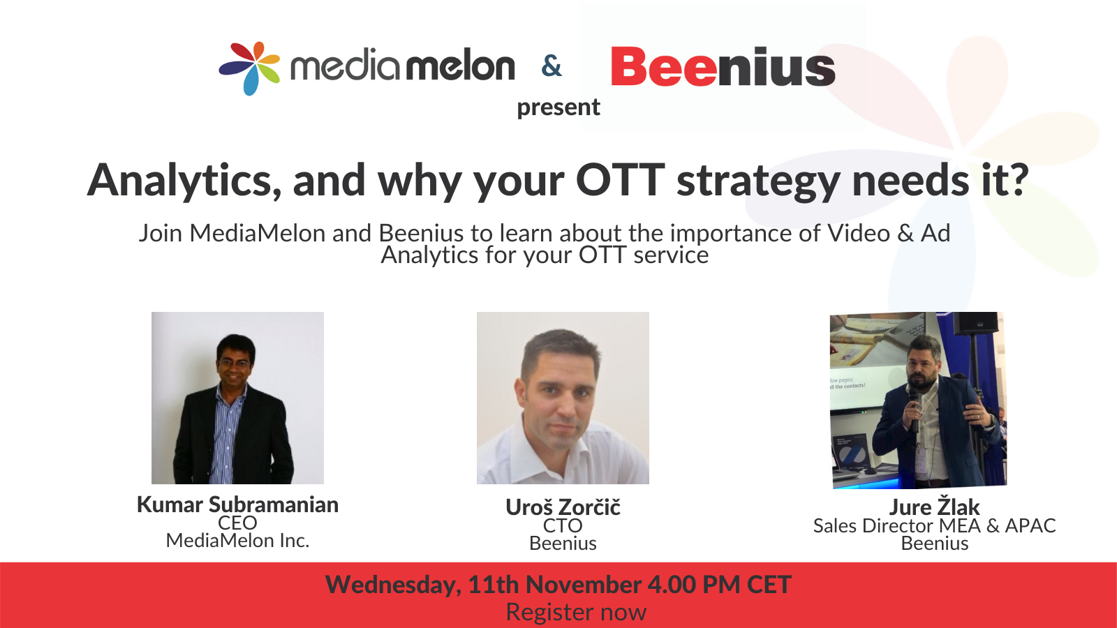 Beenius-Mediamelon webinar