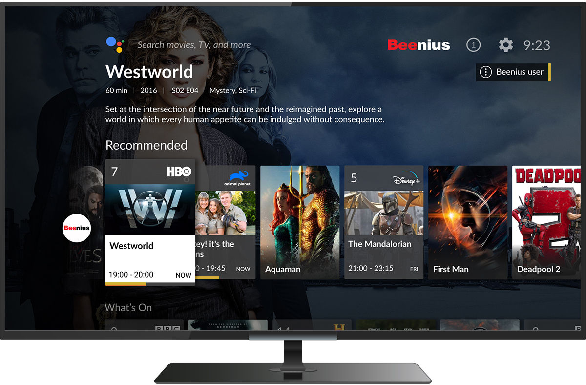 Beenius Android TV Custom Launcher